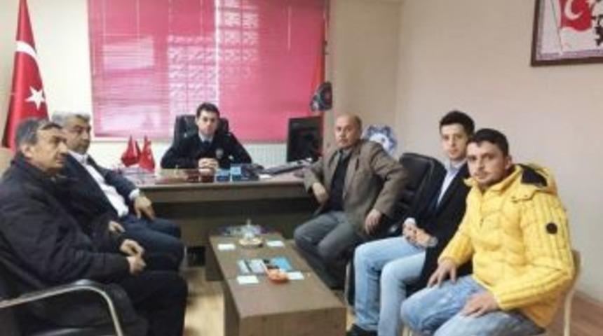 Başkan Fatih &Ccedil;alışkan&rsquo;dan Polise Taziye Ziyareti