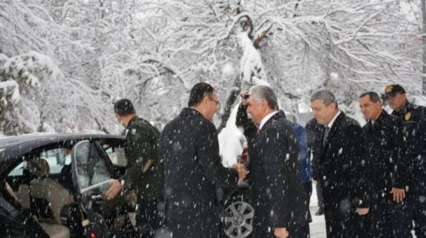 Vali Mustafa Toprak&rsquo;tan &Ccedil;evik Kuvvet Şube M&uuml;d&uuml;rl&uuml;ğ&uuml;ne Ziyareti