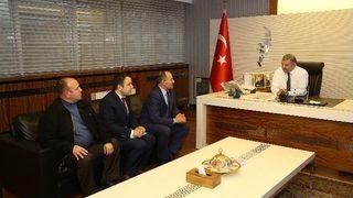 Başkan Çelik Develi Ve Felahiye Belediye Başkanları İle Görüştü