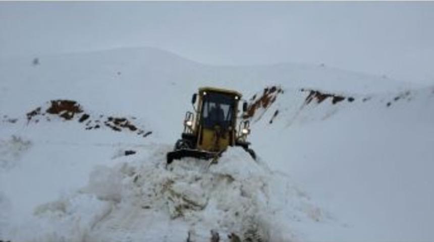 Kar Nedeniyle Kapanan Yollar Ulaşıma A&ccedil;ıldı