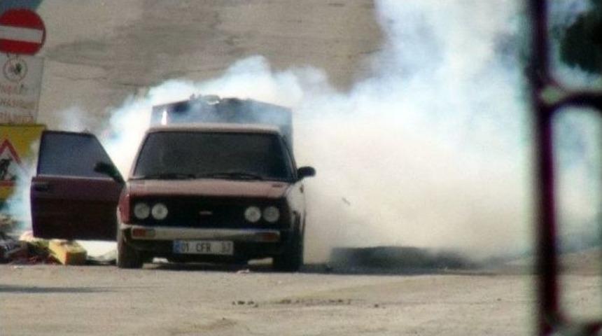 Mersin&rsquo;de Ş&uuml;pheli Ara&ccedil; F&uuml;nye İle Patlatıldı