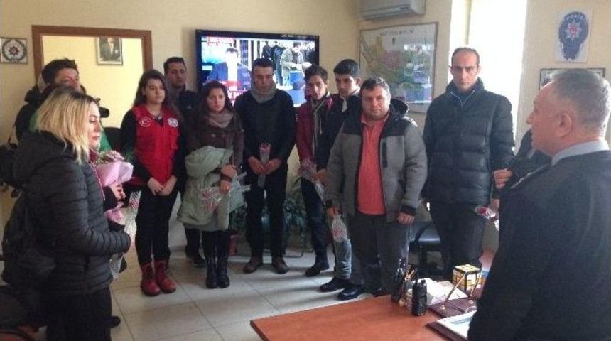 Gençlik Hizmetleri Ve İlçe Spor Müdürlüğünden İlçe Emniyet Müdürlüğüne Taziye Ziyareti