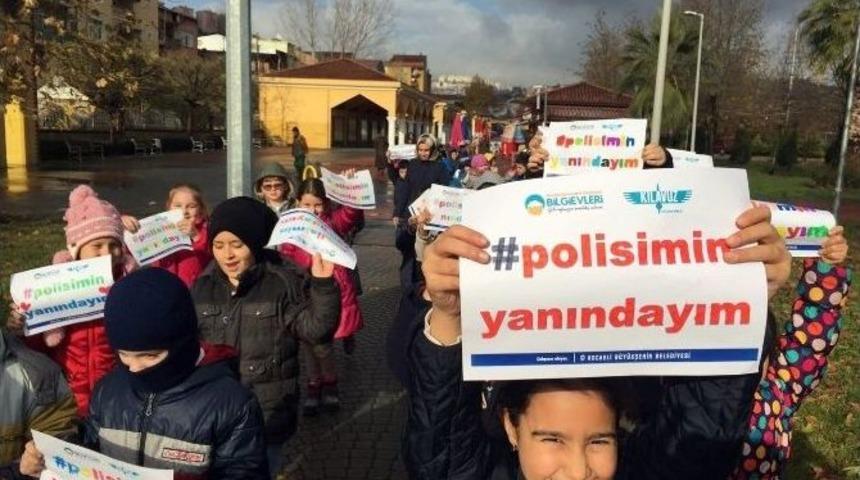 Bilgievi &Ouml;ğrencilerinden &rsquo;polisimin Yayındayım&rsquo; Mesajı