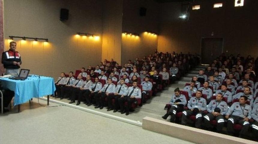 Jandarmadan &Ouml;zel G&uuml;venlik Personeli Ve Botaş G&ouml;revlilerine Bilgilendirme Toplantısı