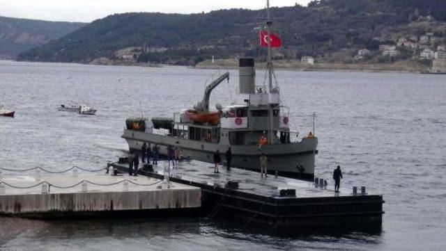 Tcg Nusret Gemisi 5 Aylık Bakımın Ardından Çanakkale'ye Döndü