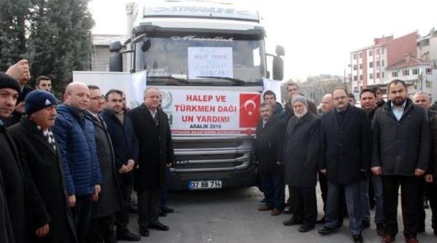 Kastamonu'dan Halep'e 500 &Ccedil;uval Un
