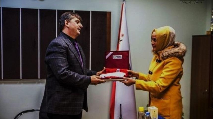 Gedak Derneği&rsquo;nden İl&ccedil;e Emniyet M&uuml;d&uuml;r&uuml; Haci &Ccedil;ağlar&rsquo;a Taziye