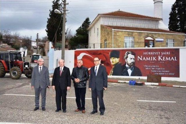 Başkan Albayrak Namık Kemal Ve Süleyman Paşa’nın Mezarını Ziyaret Etti