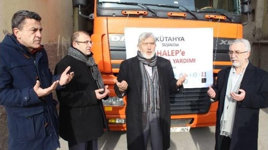 Tavşanlı&rsquo;dan Halep&rsquo;e Yardım