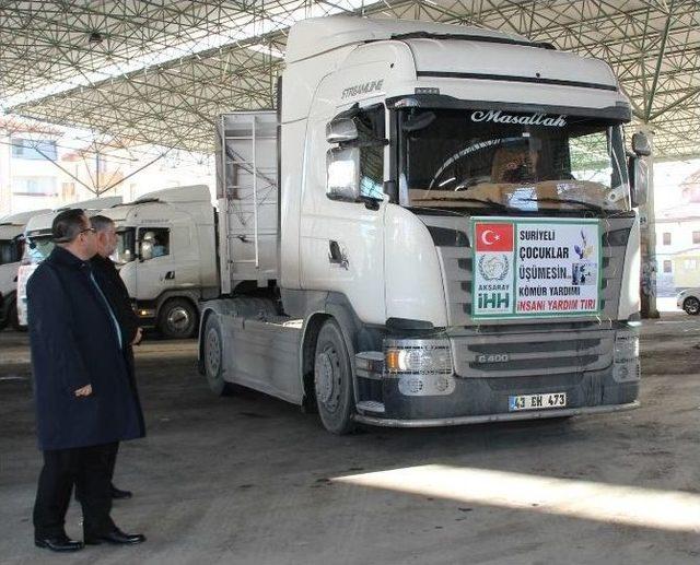 Aksaray’dan Halep’e 8 Tır Yardım Gönderildi