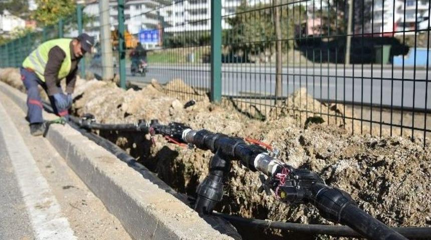 Alanya &Ccedil;evre Yoluna Otomatik Sulama Sistemi