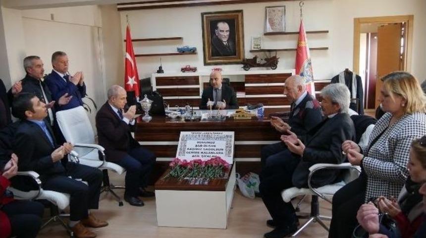 Başkan Akg&uuml;n&rsquo;den Emniyet Teşkilatına Taziye Ziyareti