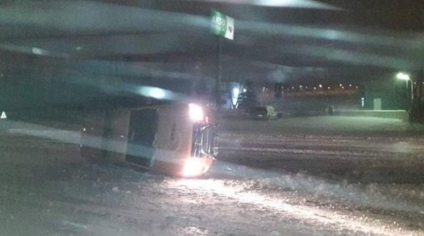 Afad Ekipleri Kaza Yaptı