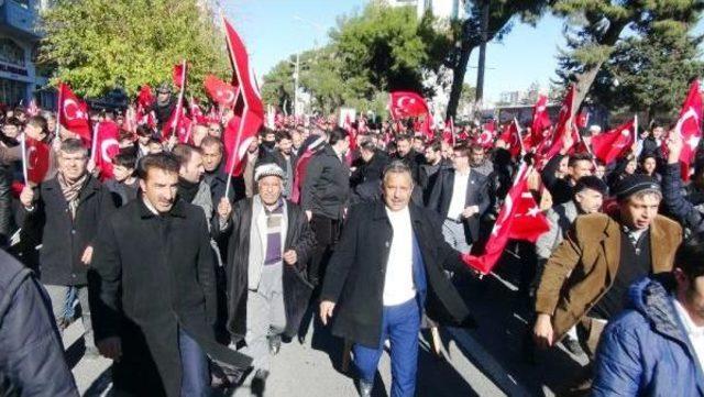 Şanlıurfa'da 'teröre Lanet, Kardeşliğe Davet' Yürüyüşü