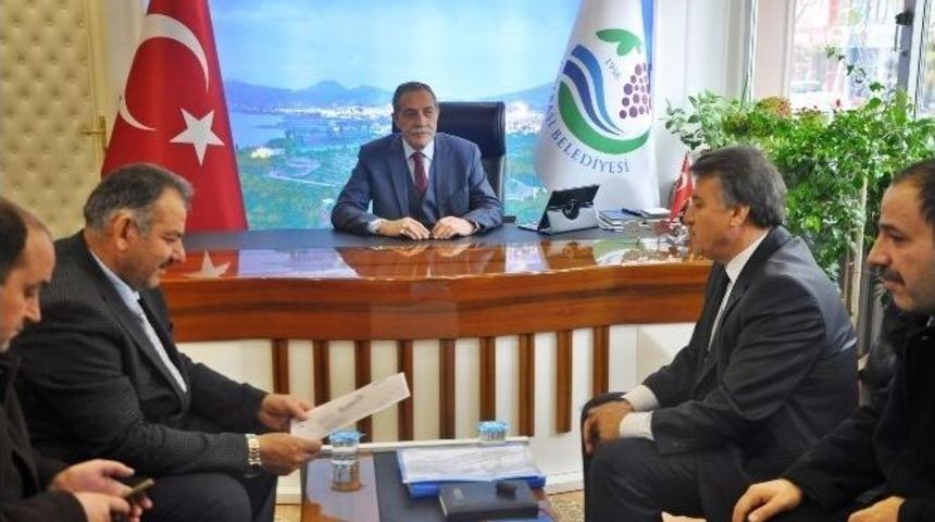 Yeni Yapılacak İmam Hatip Lisesi İ&ccedil;in G&ouml;r&uuml;ş Alış Verişinde Bulunuldu