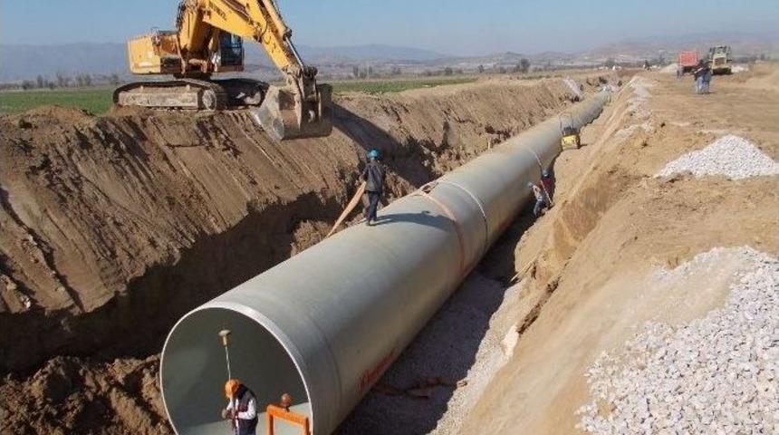 Ko&ccedil;arlı Ve Bağarası Ovası&rsquo;nın Suya Hasreti Son Buluyor