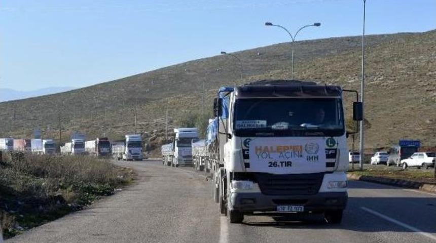 Cilveg&ouml;z&uuml; Tır &Ccedil;ıkışlarına Kapatıldı, Halep'ten G&ouml;&ccedil; Bekleniyor (2)