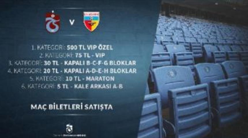 Trabzonspor'un Kupada Kızılcab&ouml;l&uuml;kspor Ile Oynayacağı Ma&ccedil;ın Biletleri Satışa &Ccedil;ıktı