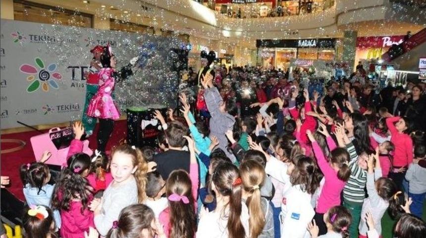 Tekirdağ’da ‘crazy Bubble Show’ Gösterisi