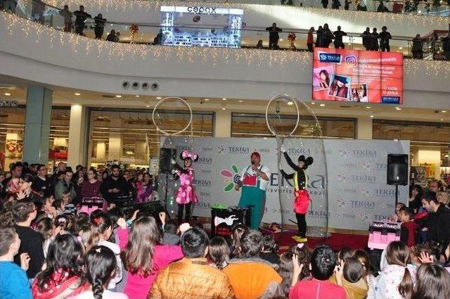 Tekirdağ’da ‘crazy Bubble Show’ Gösterisi