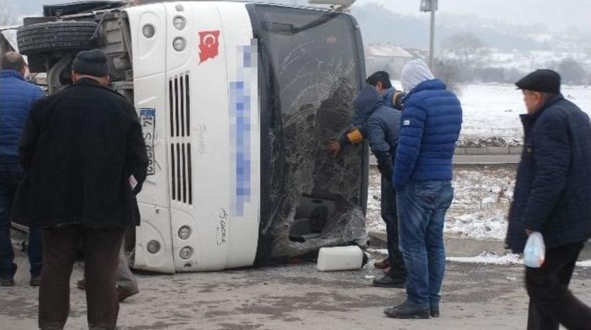 Bolu’da Trafik Kazası: 1 Yaralı