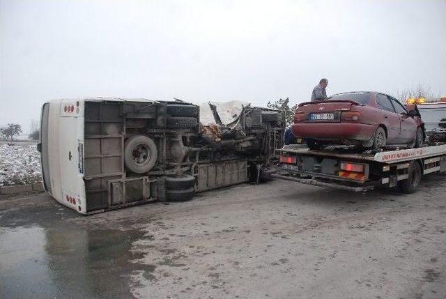 Bolu’da Trafik Kazası: 1 Yaralı