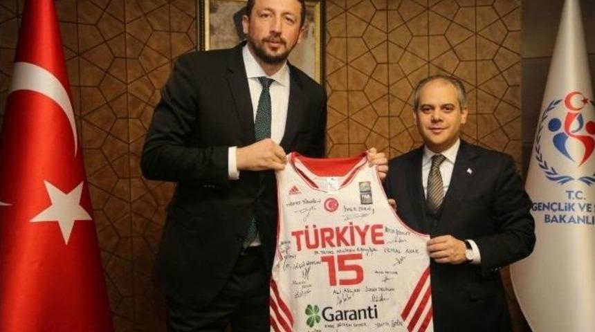 Tbf Heyeti, Bakan Kılıç’ı Ziyaret Etti