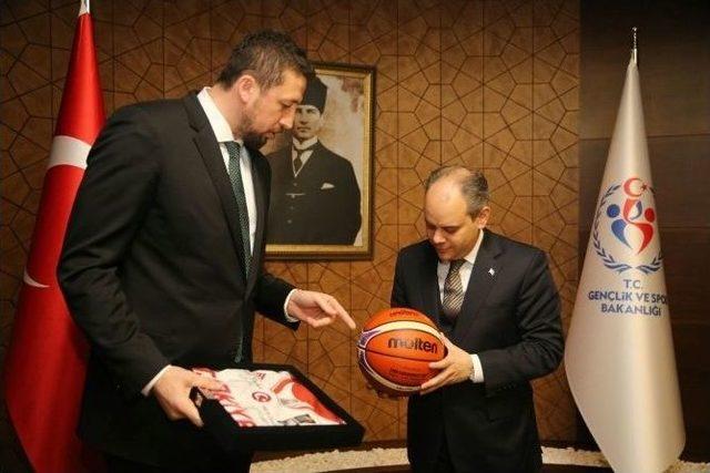 Tbf Heyeti, Bakan Kılıç’ı Ziyaret Etti 1