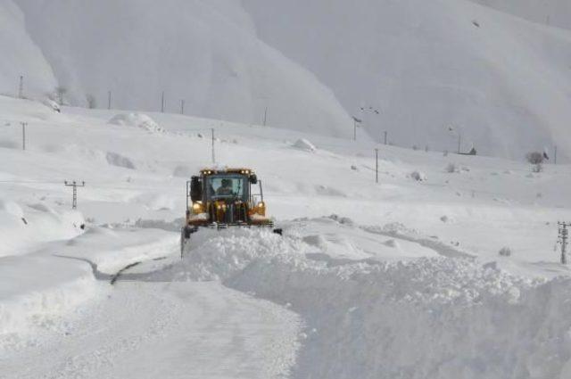 Hakkari'de Karla Mücadele Çalışması Devam Ediyor