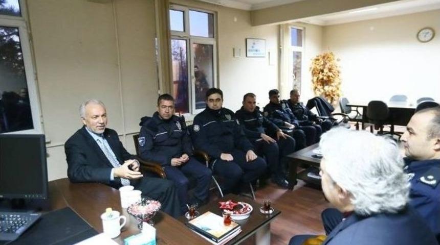 Başkan’dan ’çevik Kuvvet’e Taziye Ziyareti