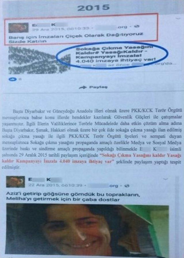 Sosyal Medyada Terör Propagandasına Tutuklama