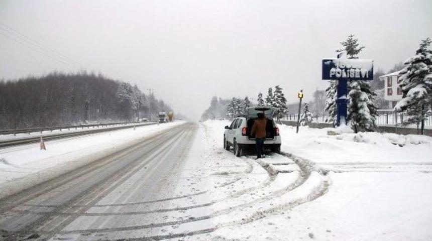 Bolu Dağı&rsquo;nda Kar Yağışı Etkisini Artırdı
