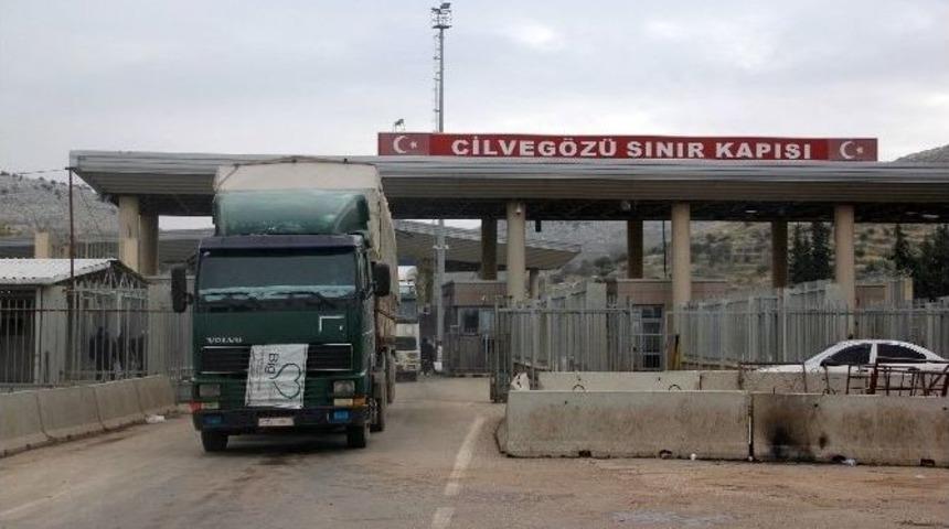 Suriyelilere Yardım Götüren Bm Tırları Görevini Tamamladı