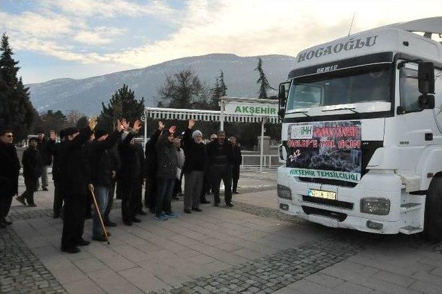 Akşehir İhh’dan Halep’e Yardım