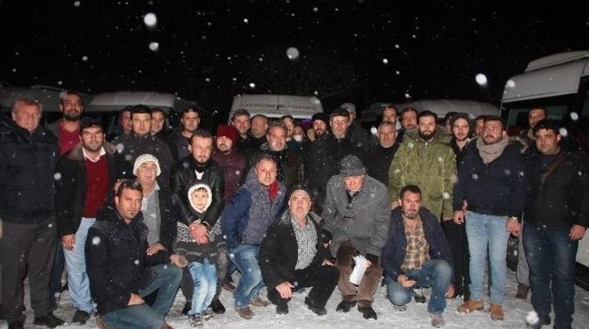 Bilecik&rsquo;te Minib&uuml;s&ccedil;&uuml;lerden Ter&ouml;re Lanet Konvoyu