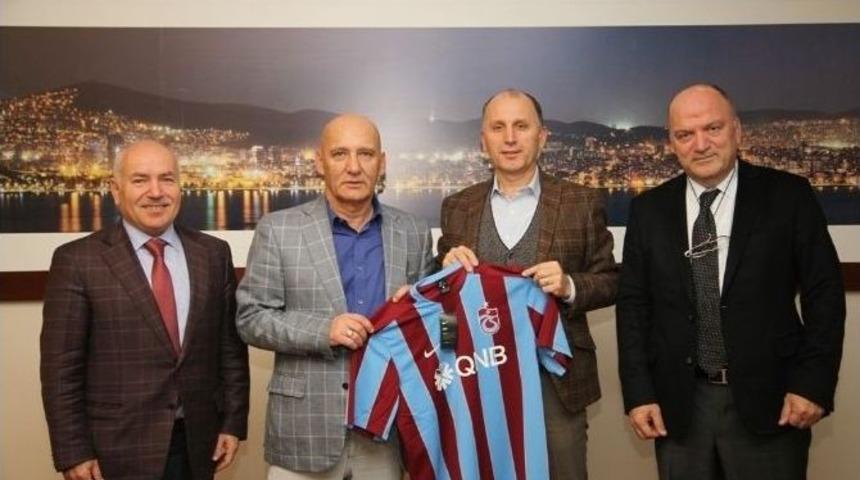 Trabzonspor Kul&uuml;p Başkanı Muharrem Usta&rsquo;dan Başkan Altınok &Ouml;z&rsquo;e Ziyaret