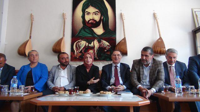 Başdenet&ccedil;i Malko&ccedil; tan Tunceli de cemevi ziyareti 4