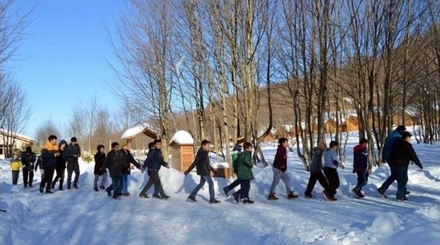 Spor Okulu &Ouml;ğrencilerinden Zirvede Spor Keyfi