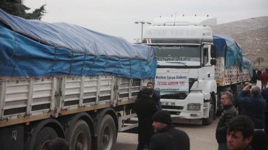 &Ouml;nc&uuml; Yardım Konvoyu Suriye&rsquo;de