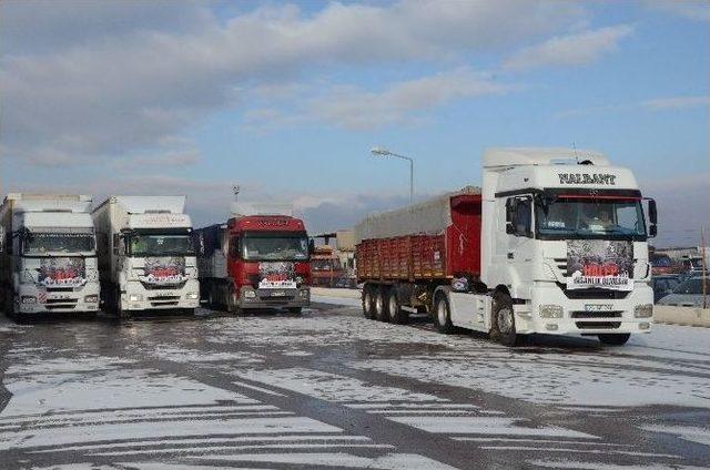 Eskişehir’den Halep’e 4 Tır Un Daha Gönderildi