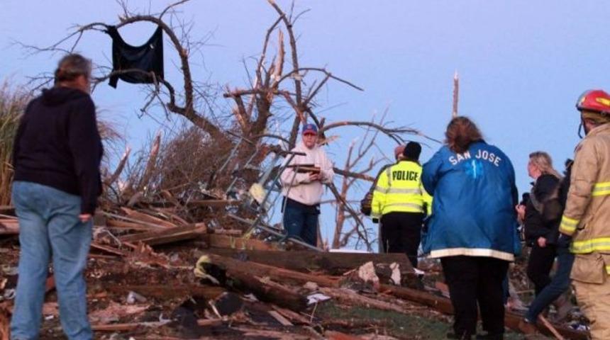 ABD hortum ve fırtınaya teslim