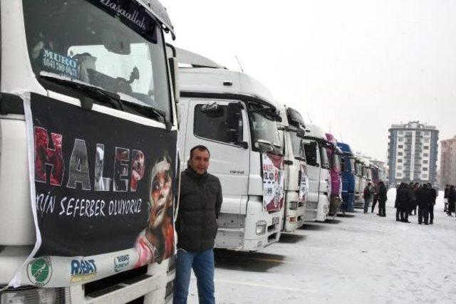 Konya’Dan Halep’E 60 Tır'lık Yardım