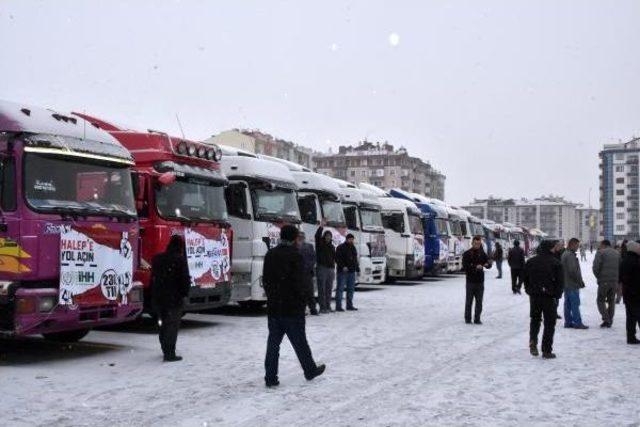 Konya’Dan Halep’E 60 Tır'lık Yardım