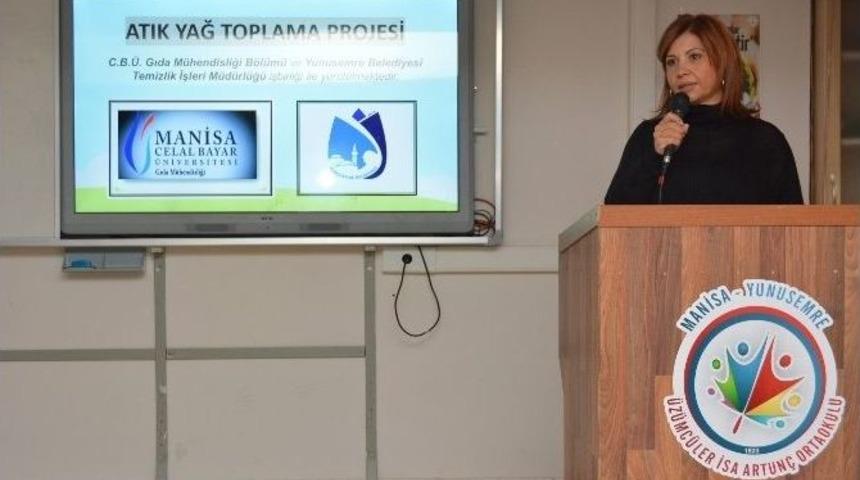 &Ouml;ğrencilere Atık Yağların Zararları Anlatıldı