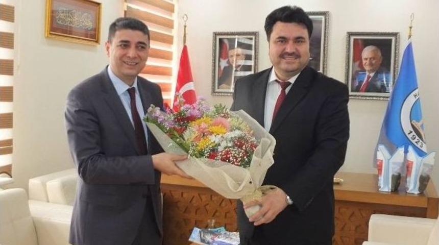 Kaymakam&rsquo;dan Havran Belediyesine Veda Ziyareti
