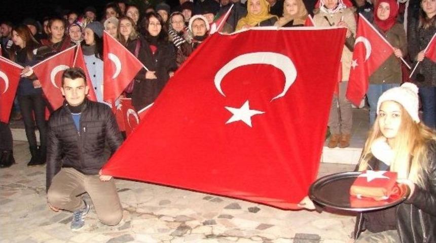 Çatalzeytin’de “teröre Hayır” Yürüyüşü Düzenlendi