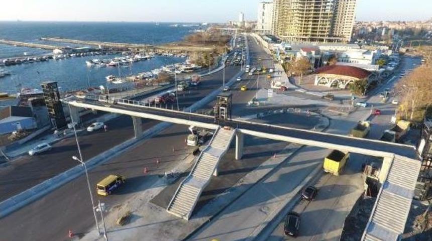 Avrasya Tüneli Yol, Kavşak, Üstgeçit Çalışmaları Havadan Böyle Görüntülendi