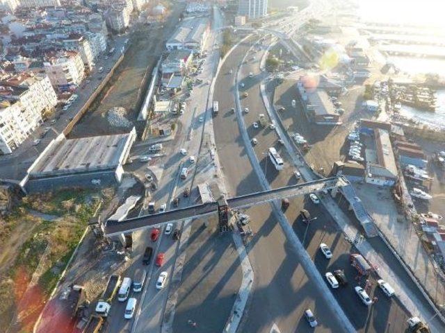 Avrasya Tüneli Yol, Kavşak, Üstgeçit Çalışmaları Havadan Böyle Görüntülendi