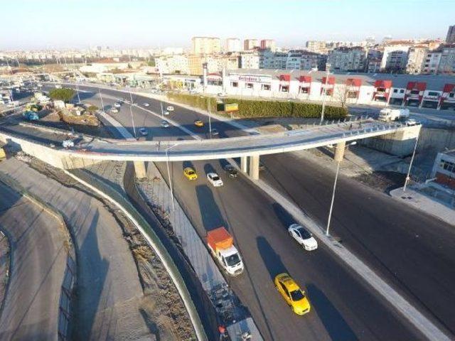 Avrasya Tüneli Yol, Kavşak, Üstgeçit Çalışmaları Havadan Böyle Görüntülendi