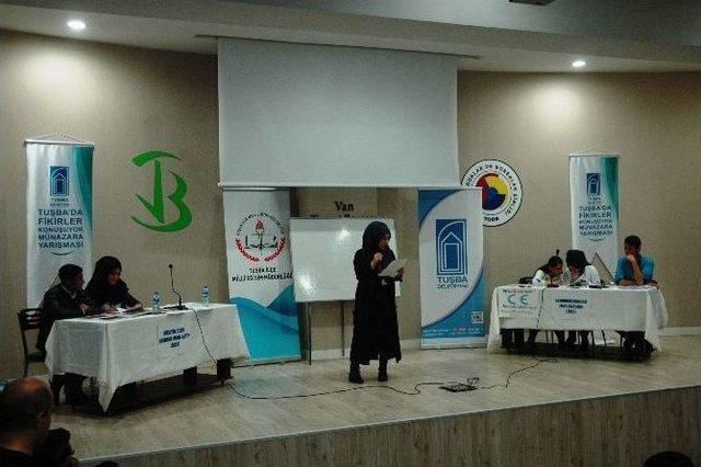 Tuşba&rsquo;da &lsquo;liseler Arası M&uuml;nazara&rsquo; Yarışması 2